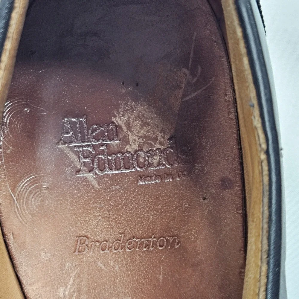 Allen Edmonds Bradenton Loafers Mens 11.5E Black Kiltie Tassel Brogue USA Made